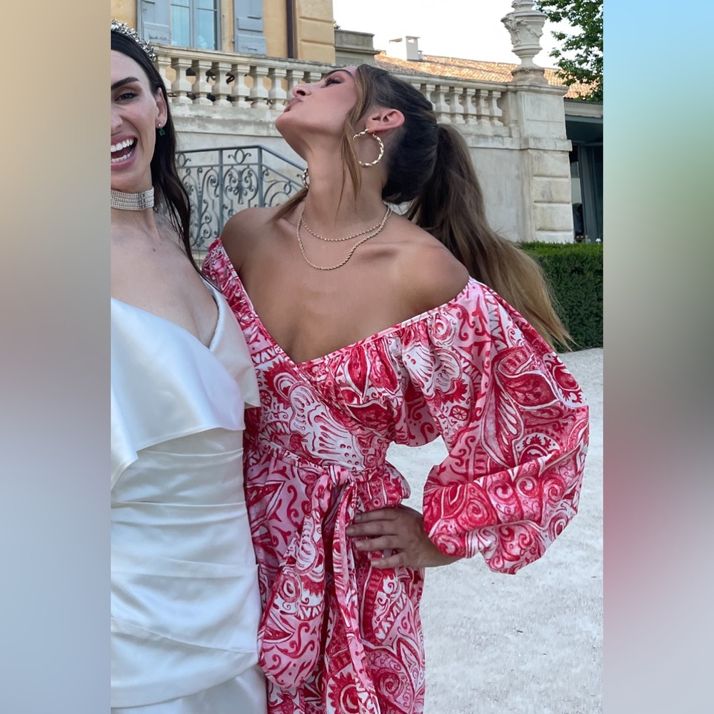 pink Mara Hoffman dress